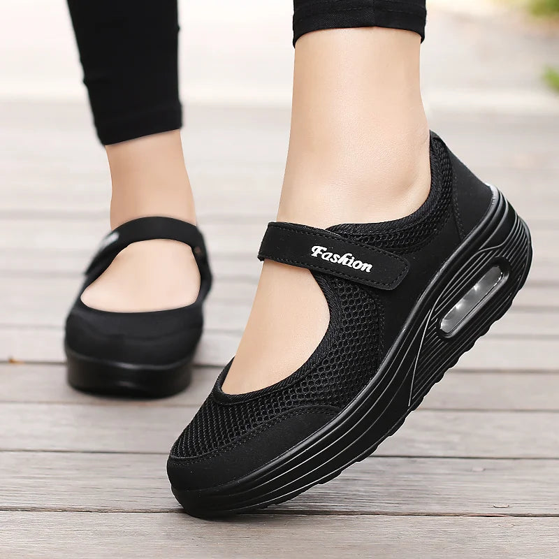 Zapatillas ortopédicas originales harajuku para mujer.