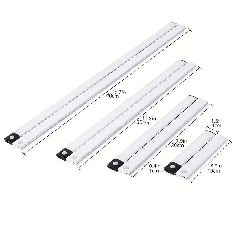 Barra de luz LED adhesiva con batería recargable USB