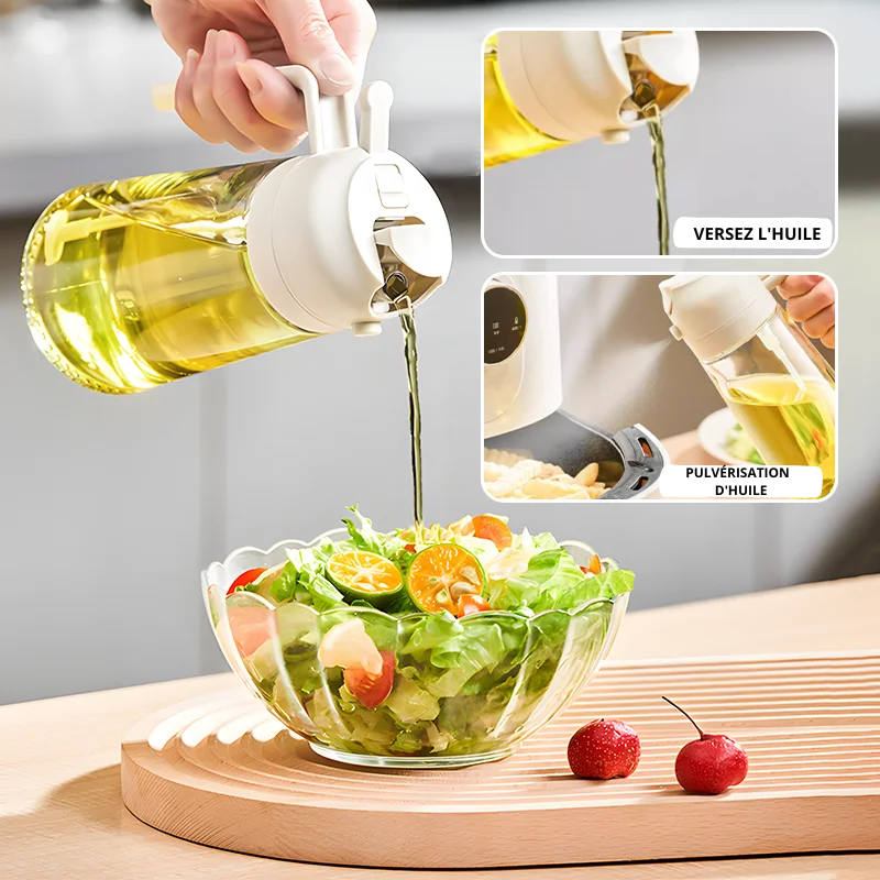 Dispensador de Aceite 2 en 1 + Espátula de Regalo