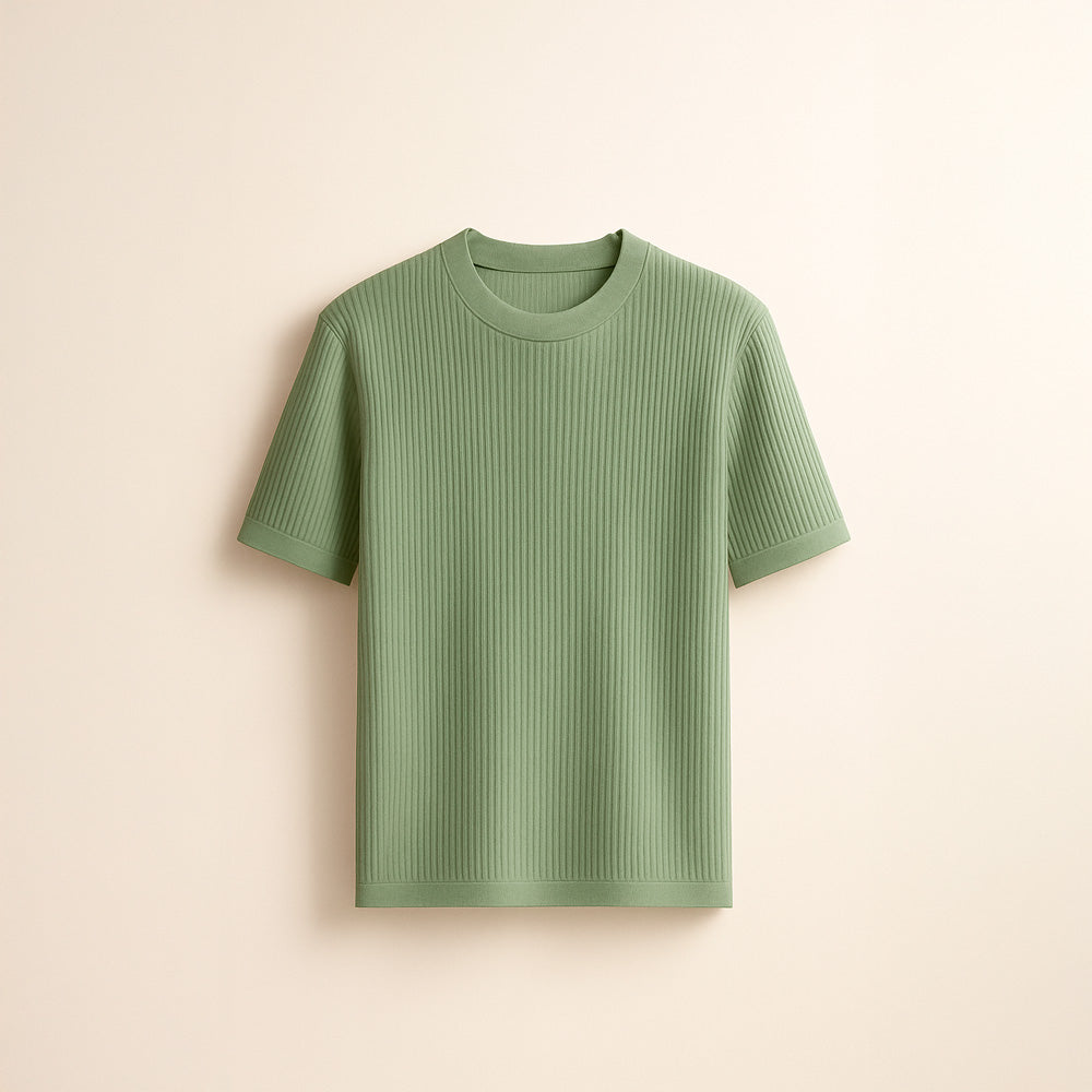 OPEN-KNIT T-SHIRT