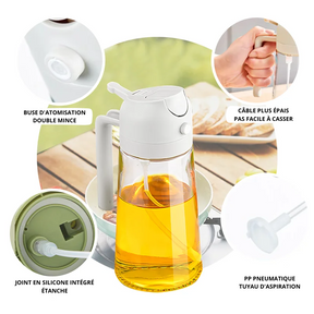Dispensador de Aceite 2 en 1 + Espátula de Regalo